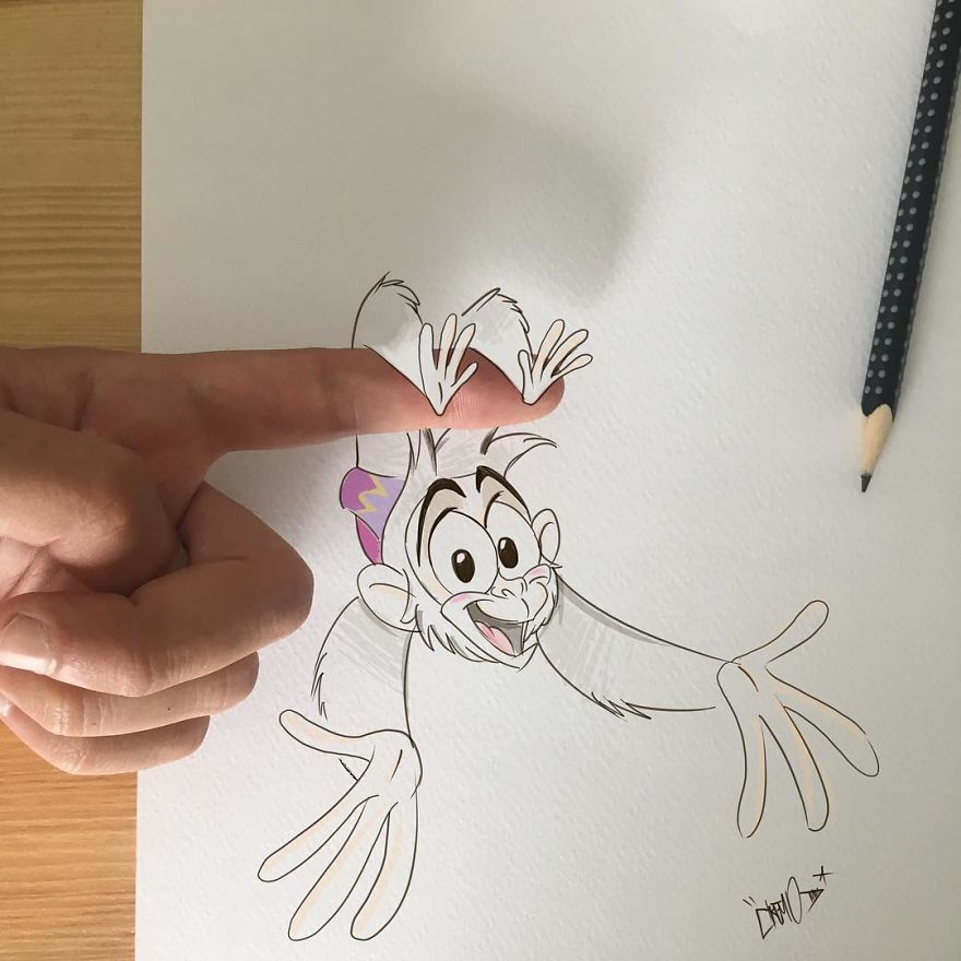 This Artist Makes His 3D Drawings Jump Off The Paper