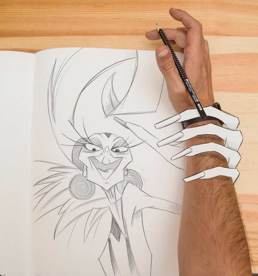 This Artist Makes His 3D Drawings Jump Off The Paper