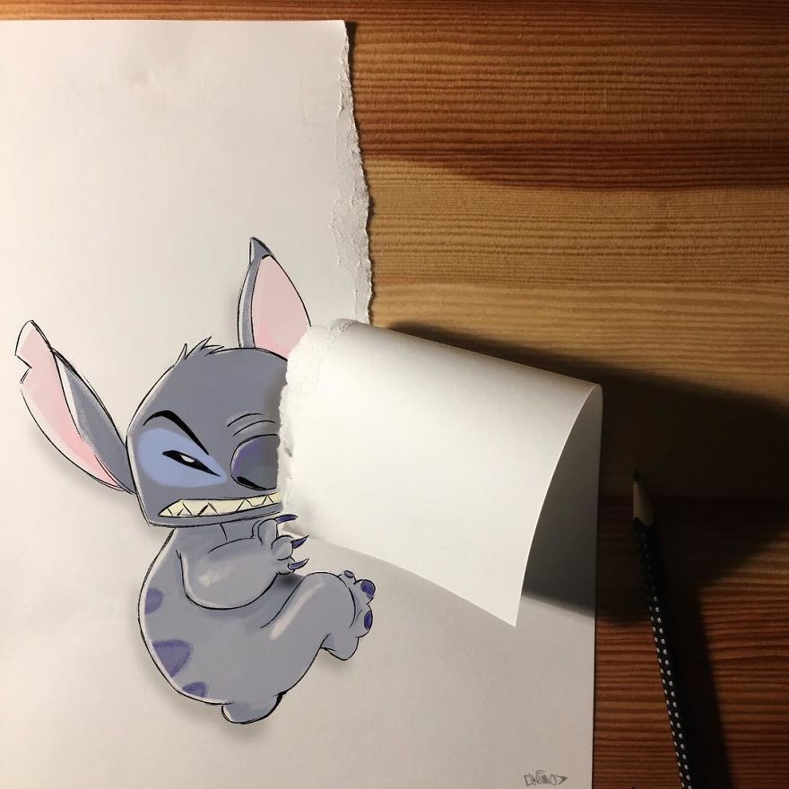 This Artist Makes His 3D Drawings Jump Off The Paper
