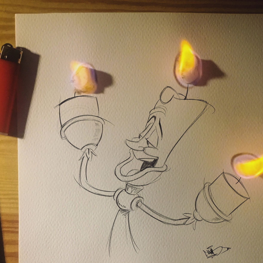 This Artist Makes His 3D Drawings Jump Off The Paper