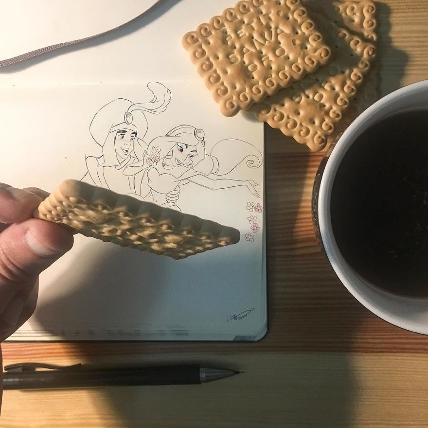 This Artist Makes His 3D Drawings Jump Off The Paper
