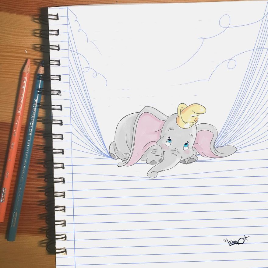 This Artist Makes His 3D Drawings Jump Off The Paper