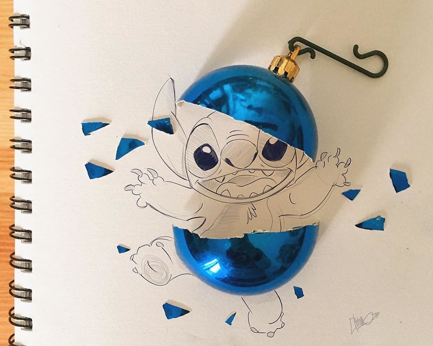 This Artist Makes His 3D Drawings Jump Off The Paper