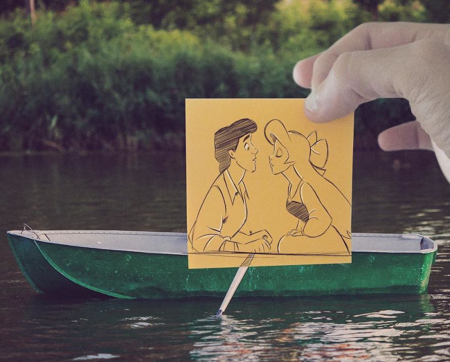 This Artist Makes His 3D Drawings Jump Off The Paper