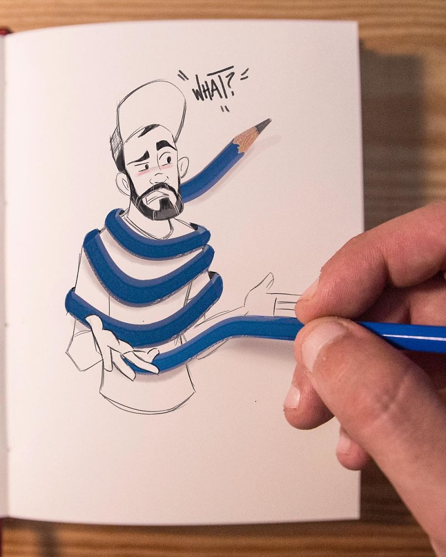 This Artist Makes His 3D Drawings Jump Off The Paper