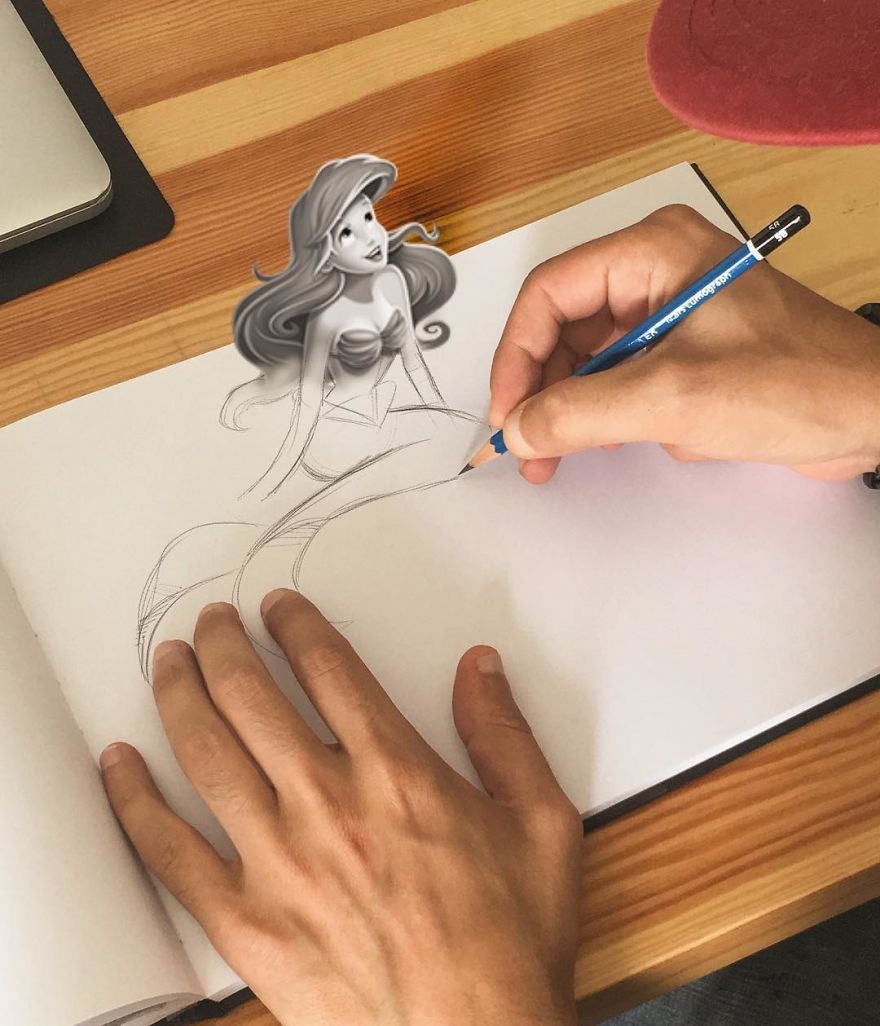 This Artist Makes His 3D Drawings Jump Off The Paper
