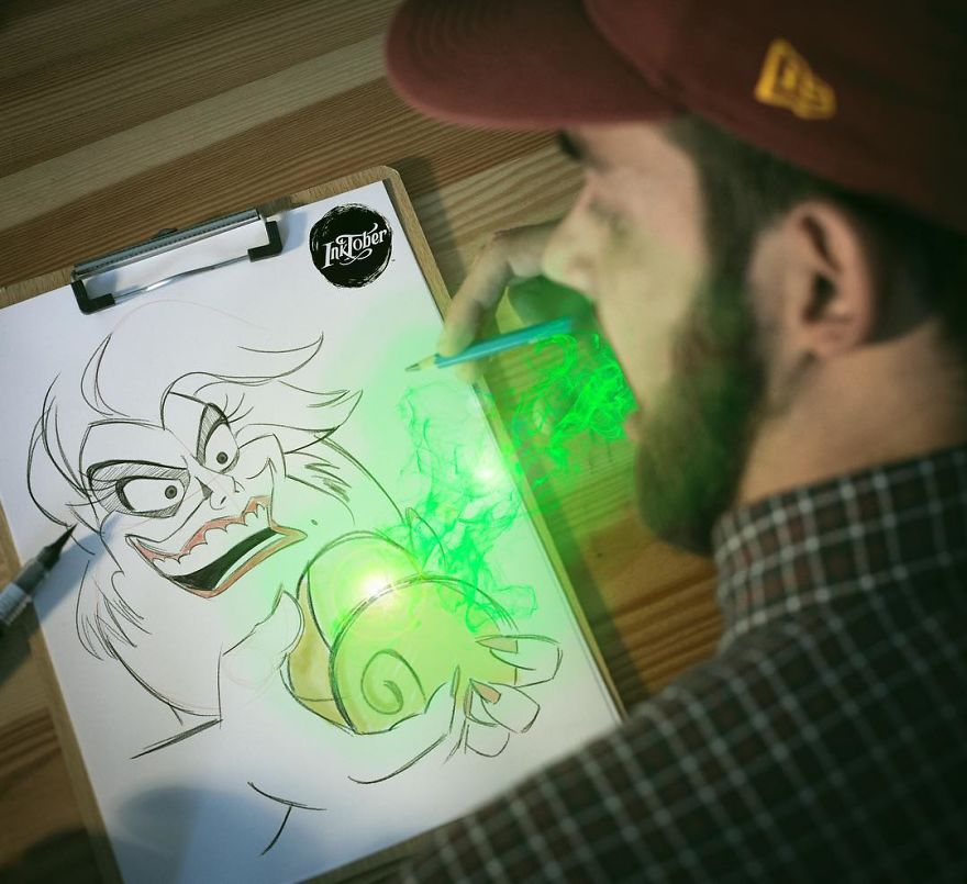 This Artist Makes His 3D Drawings Jump Off The Paper