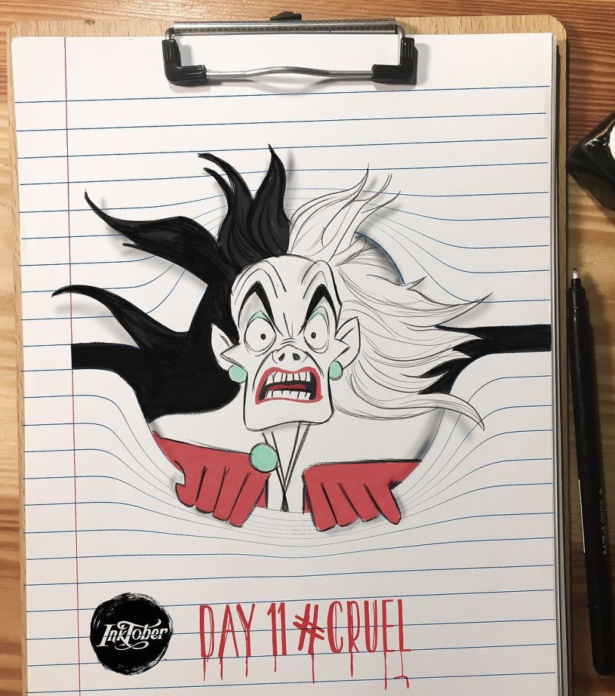 This Artist Makes His 3D Drawings Jump Off The Paper