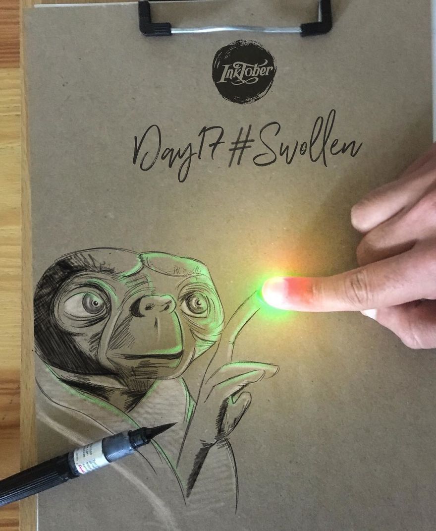 This Artist Makes His 3D Drawings Jump Off The Paper