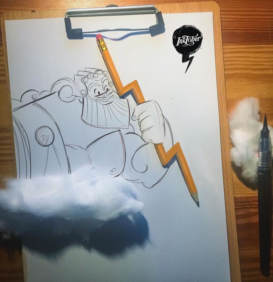 This Artist Makes His 3D Drawings Jump Off The Paper