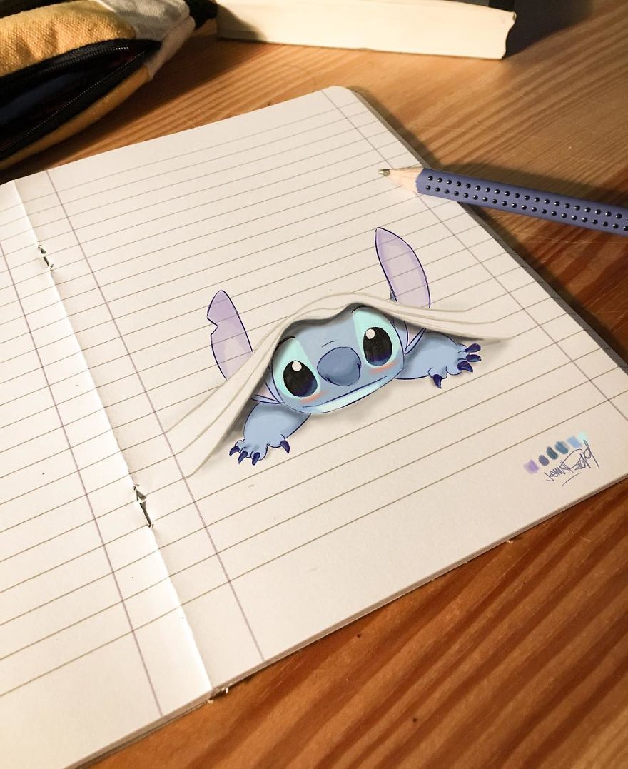 This Artist Makes His 3D Drawings Jump Off The Paper