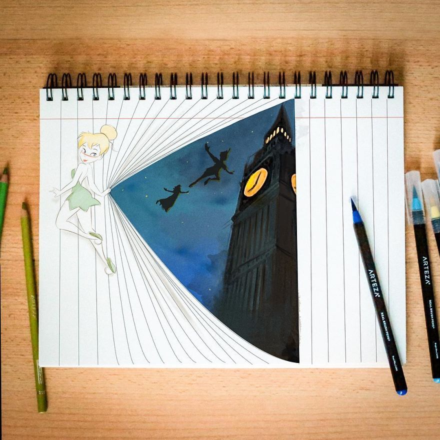 This Artist Makes His 3D Drawings Jump Off The Paper