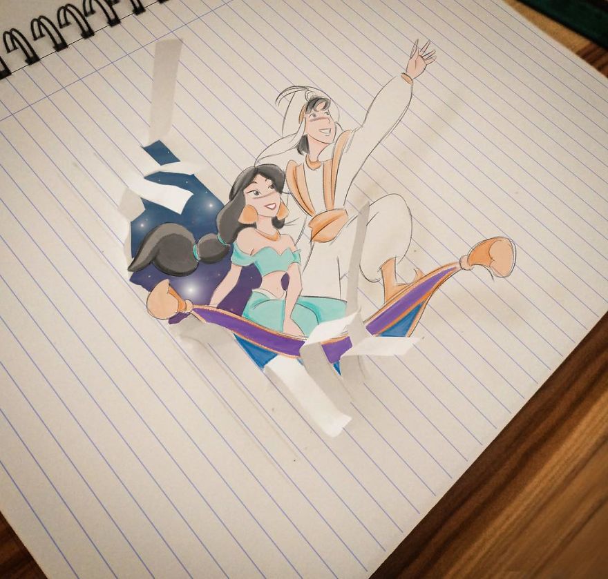 This Artist Makes His 3D Drawings Jump Off The Paper