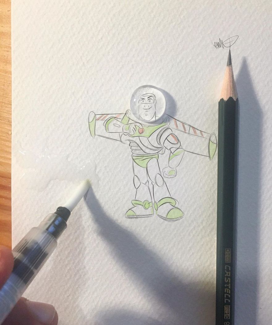 This Artist Makes His 3D Drawings Jump Off The Paper