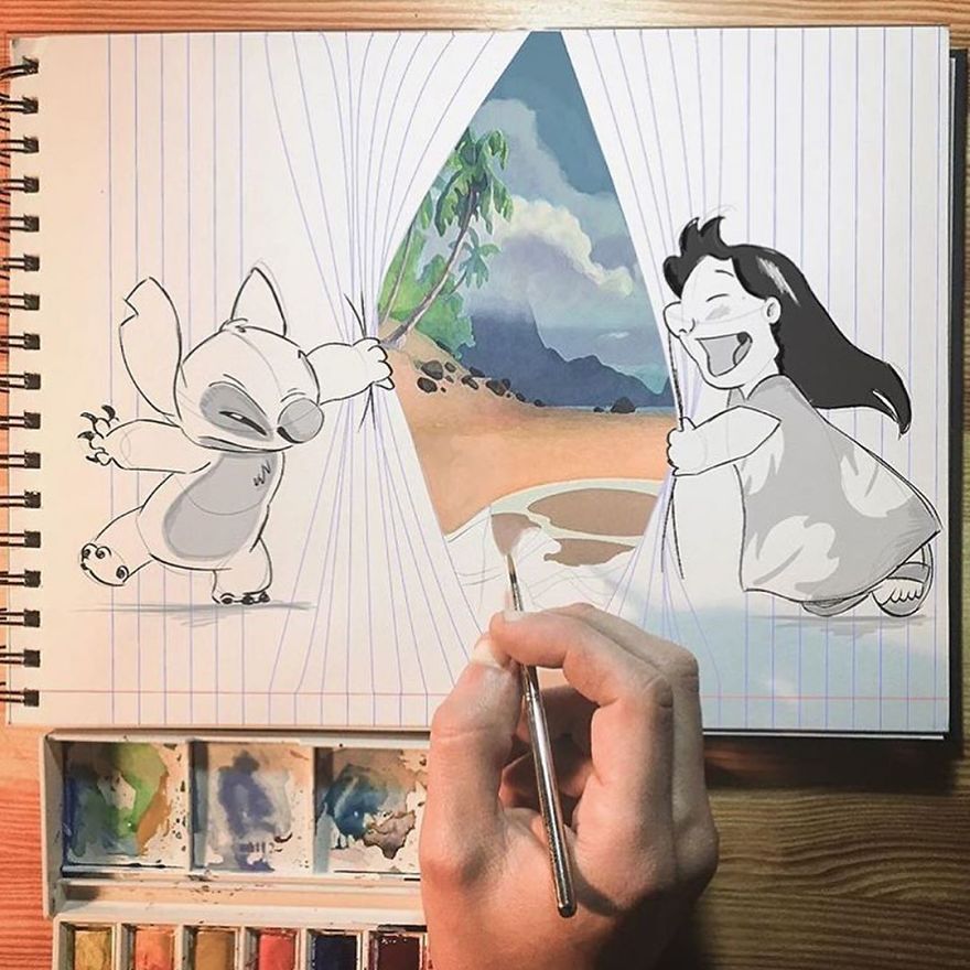 This Artist Makes His 3D Drawings Jump Off The Paper