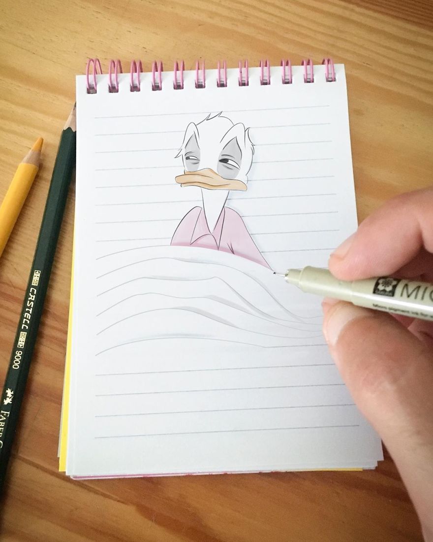 This Artist Makes His 3D Drawings Jump Off The Paper