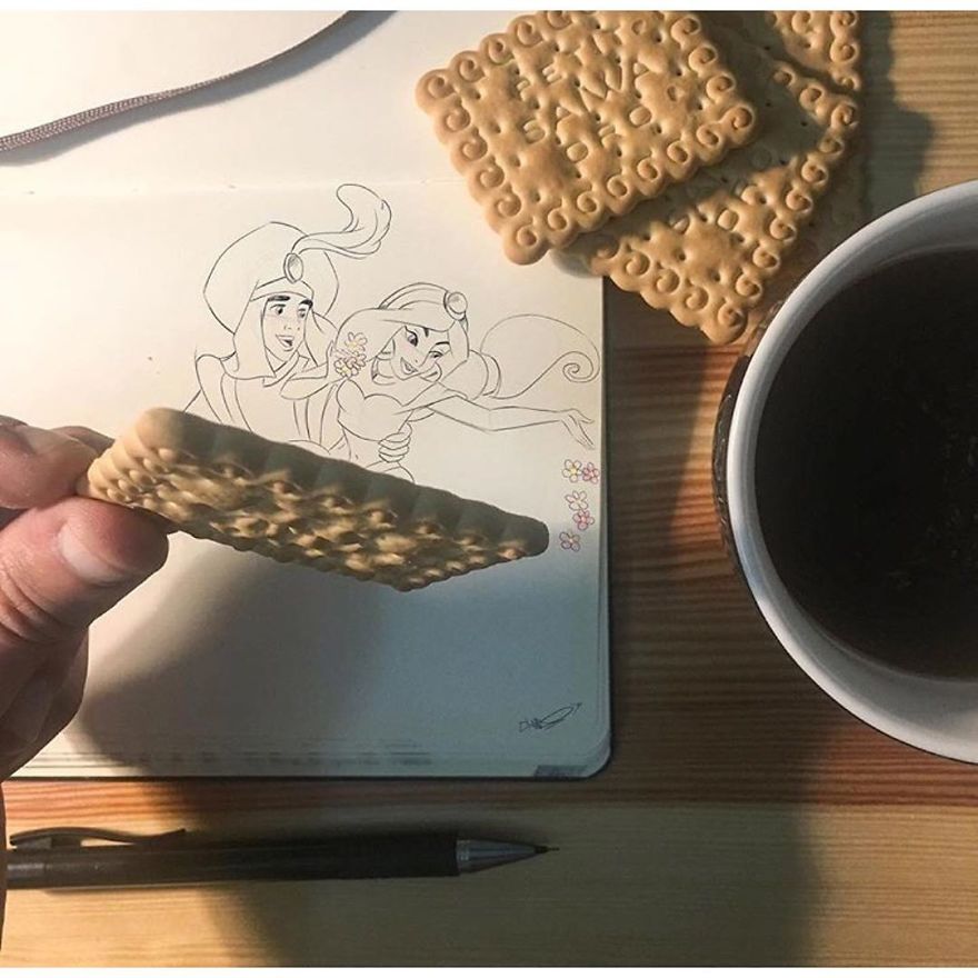 This Artist Makes His 3D Drawings Jump Off The Paper