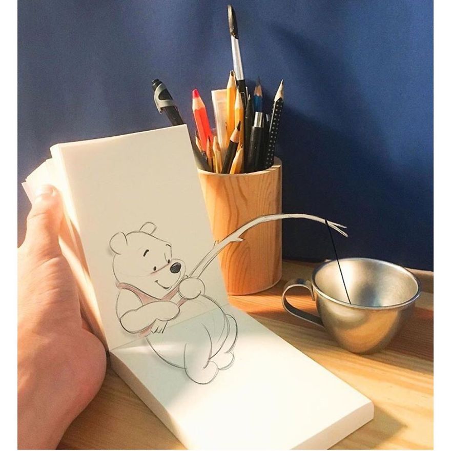 This Artist Makes His 3D Drawings Jump Off The Paper