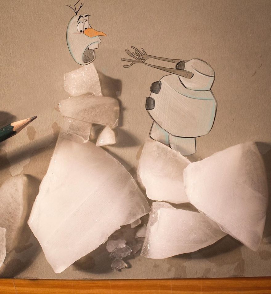 This Artist Makes His 3D Drawings Jump Off The Paper