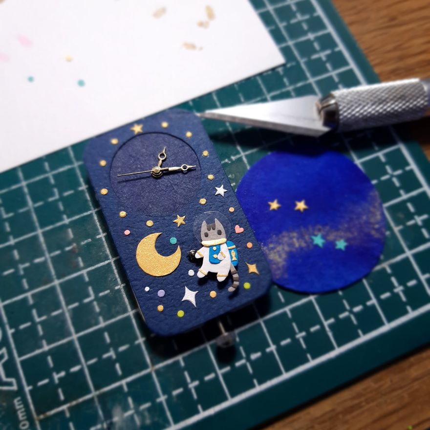 #2. Her Astrocat, And Can You Believe That It Spins Around In Orbit Too