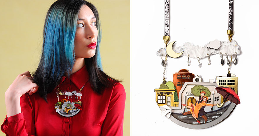 We Create Jewelry With Scenes From Movies Inside