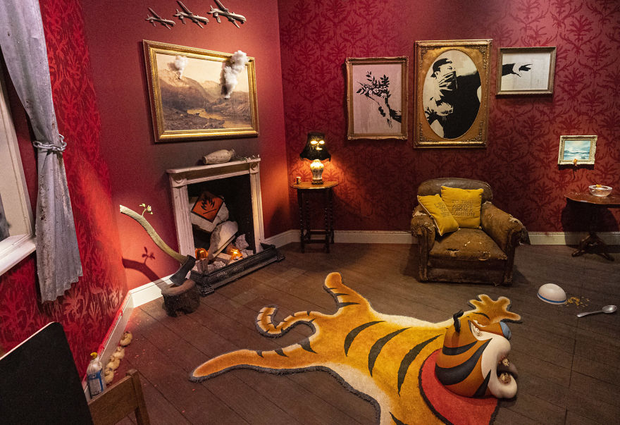 Banksy Opens A Dystopian Homeware Store No One Can Get Into, Following A Trademark Dispute Banksy Opens A Dystopian Homeware Store No One Can Get Into, Following A Trademark Dispute