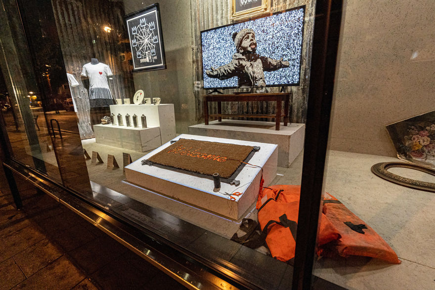 Banksy Opens A Dystopian Homeware Store No One Can Get Into, Following A Trademark Dispute