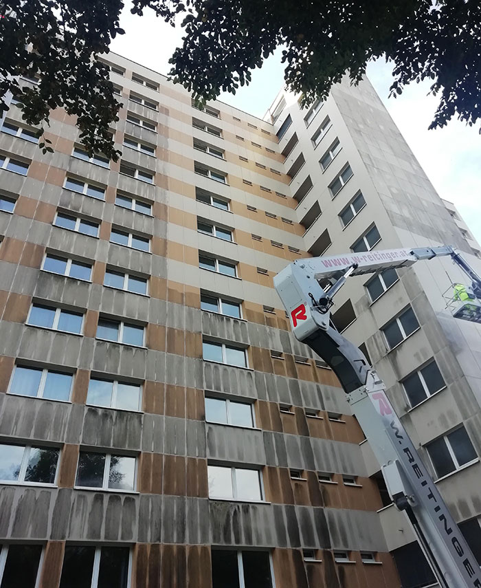 Student Dorm Power Washing