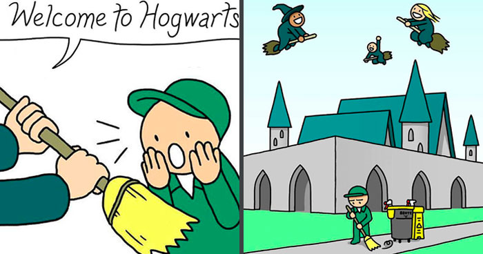 Artist Adds Dark Humor To His Comics That Look Innocent At First (30 Pics)