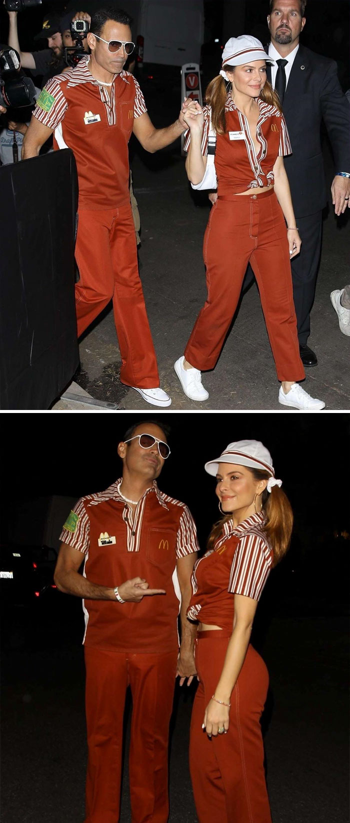 Maria Menounos As Vintage McDonald's Workers