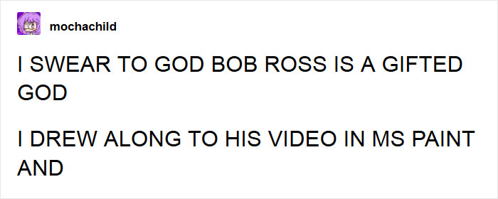 Someone Follows Bob Ross' Tutorial Video In MS Paint, Gets Absolutely Blown Away By What They Created