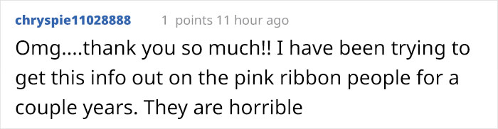 Poster Calling Breast Cancer Charity A 'Scam' Goes Viral, Then Someone Explains Why It's Wrong Poster Calling Breast Cancer Charity A 'Scam' Goes Viral, Then Someone Explains Why It's Wrong