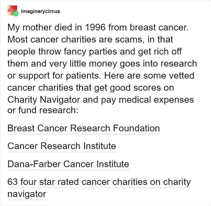 Poster Calling Breast Cancer Charity A 'Scam' Goes Viral, Then Someone Explains Why It's Wrong Poster Calling Breast Cancer Charity A 'Scam' Goes Viral, Then Someone Explains Why It's Wrong