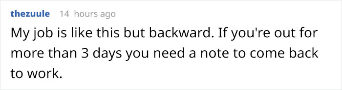Company Demands Employee Bring A Doctor’s Note To Prove They’re Sick, Regrets It When The Doctor Writes A Fake One Company Demands Employee Bring A Doctor’s Note To Prove They’re Sick, Regrets It When The Doctor Writes A Fake One