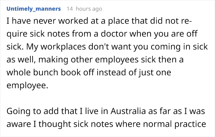 Company Demands Employee Bring A Doctor&rsquo;s Note To Prove They&rsquo;re Sick, Regrets It When The Doctor Writes A Fake One