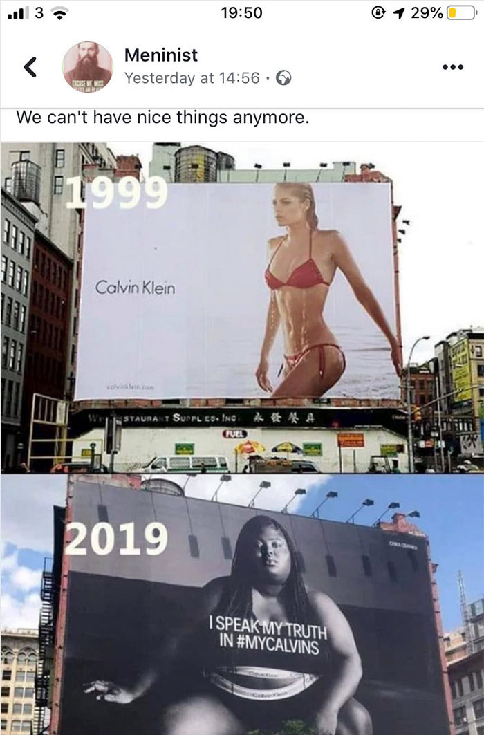 Woman Shames Calvin Klein's Plus-Size Rapper Billboard, She Responds And Starts A Heated Discussion Woman Shames Calvin Klein's Plus-Size Rapper Billboard, She Responds And Starts A Heated Discussion