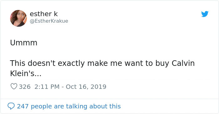 Woman Shames Calvin Klein's Plus-Size Rapper Billboard, She Responds And Starts A Heated Discussion Woman Shames Calvin Klein's Plus-Size Rapper Billboard, She Responds And Starts A Heated Discussion