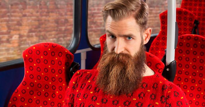 26 Photos From My ‘Invisible Jumpers’ Series That Took 5 Years And Thousands Of Hours Of Knitting