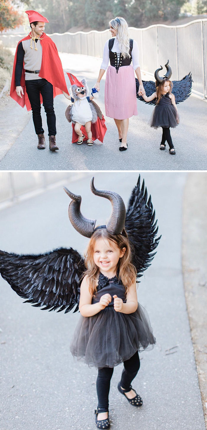 Ali Fedotowsy's Family Dressed As Characters From Sleeping Beauty Ali Fedotowsy's Family Dressed As Characters From Sleeping Beauty