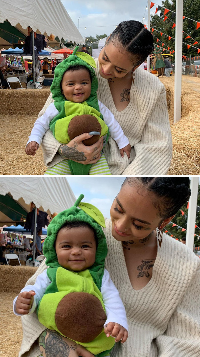 Kehlani's Daughter Adeya Dressed As An Avocado Kehlani's Daughter Adeya Dressed As An Avocado