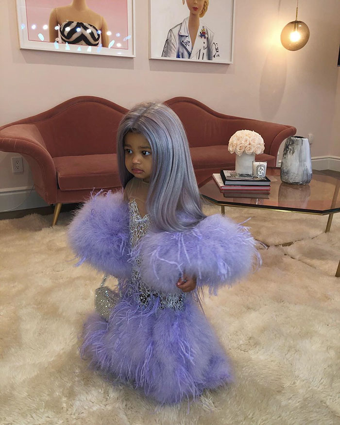 Kylie Jenner's Daughter Stormi Dressed In A Replica Of Her 2019 Met Gala Gown Kylie Jenner's Daughter Stormi Dressed In A Replica Of Her 2019 Met Gala Gown