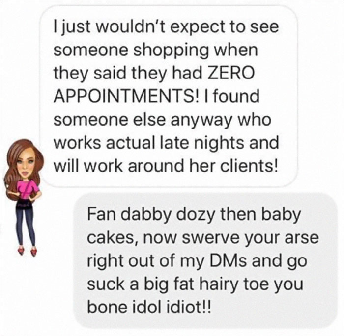 Woman Surprised To See Her Manicurist Shopping After She Said She's Fully Booked, Confronts Her And Gets Roasted Woman Surprised To See Her Manicurist Shopping After She Said She's Fully Booked, Confronts Her And Gets Roasted