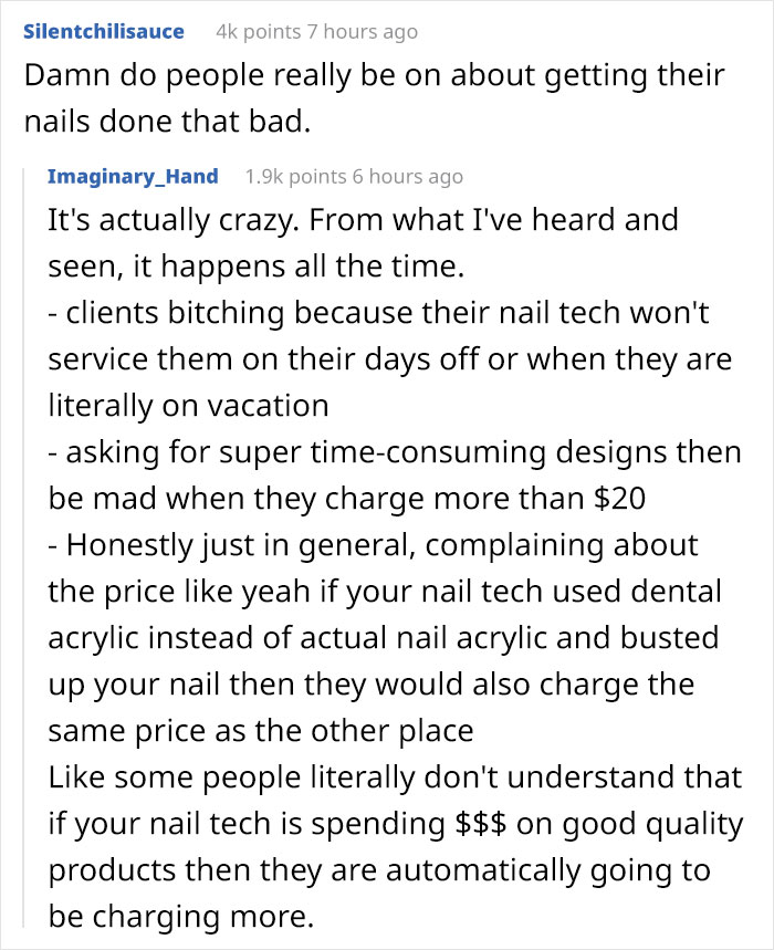 Woman Surprised To See Her Manicurist Shopping After She Said She's Fully Booked, Confronts Her And Gets Roasted