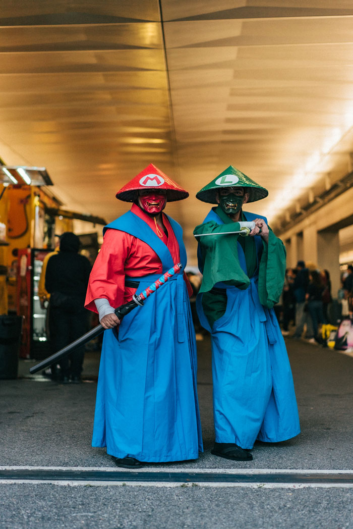 Mario & Luigi, Samurais