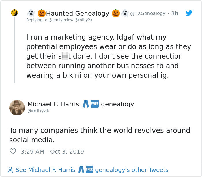 Girl Applies For Internship, But The Company Shares A Photo They Found Of Her In A Bikini, Saying She Won't Get It Girl Applies For Internship, But The Company Shares A Photo They Found Of Her In A Bikini, Saying She Won't Get It