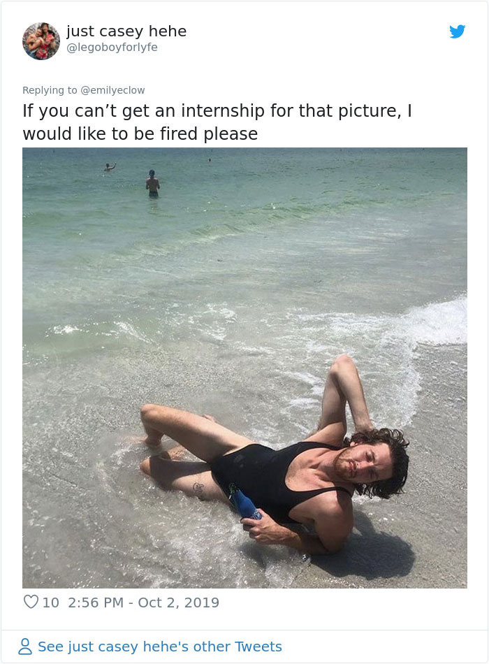 Girl Applies For Internship, But The Company Shares A Photo They Found Of Her In A Bikini, Saying She Won't Get It Girl Applies For Internship, But The Company Shares A Photo They Found Of Her In A Bikini, Saying She Won't Get It