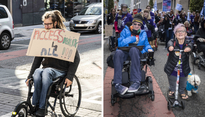 “Institution, No Solution” Was The Slogan Of Over 300 Disabled Activists Who Came To Brussels From All Over The World