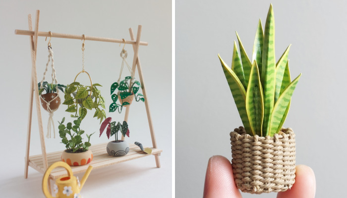 I Can’t Seem To Keep Plants Alive, So I Made My Dream Indoor Garden Out Of Art Materials