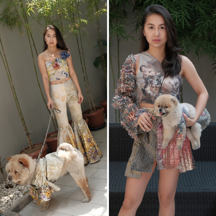 Designing & Sewing Couture Clothes For My Pets And Myself