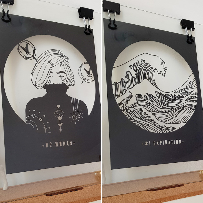 I Am Passionate About Illustration And Paper Cut, I Wanted To Do Both In One